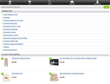 Tablet Screenshot of dachshundgiftstore.com